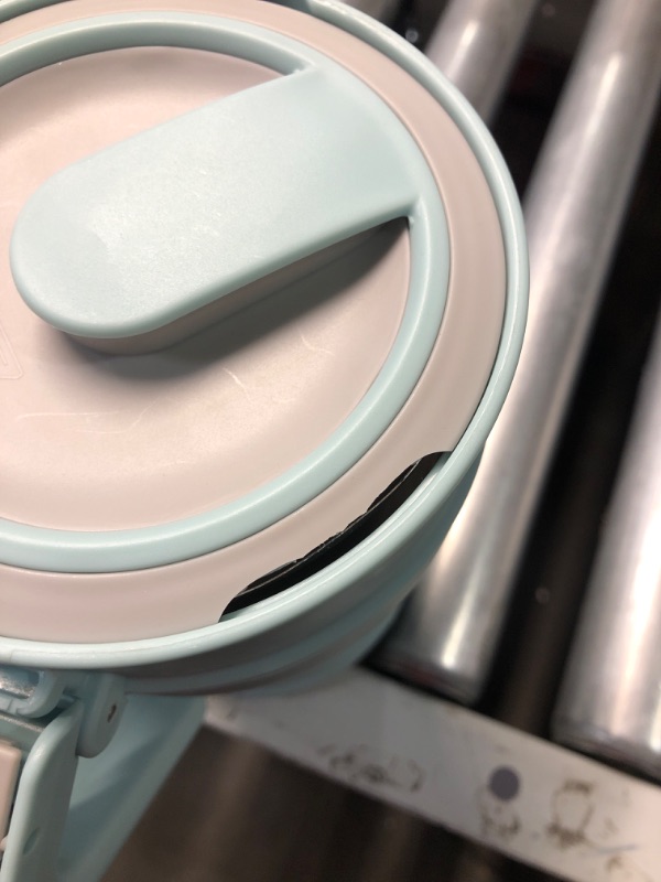 Photo 1 of **MISSING CORD**
HYTRIC Travel Electric Kettle, 700ML Foldable Small Kettle BPA-Free, Portable Kettle with Multifunctional Panel, Collapsible Hot Water Kettle with Keep Warm & Delay Start, 110V Blue