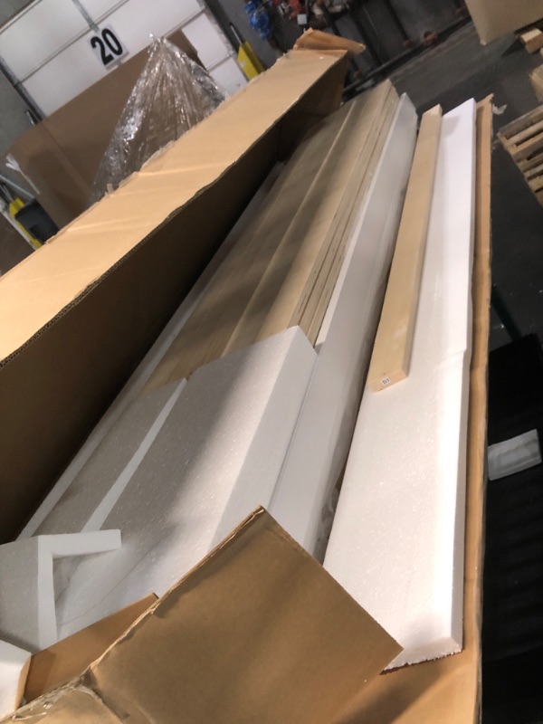 Photo 1 of ***NONREFUNDABLE - INCOMPLETE - PARTIAL SET - SEE COMMENTS***
BOVZA Full Over Futon Bunk Bed with Stairs, Small Shelf and 3 Storage Drawers, Bottom Bed can be Converted into Daybed, Wood Convertible Bunk Bed Frame, White(Futon Mattress not Included)