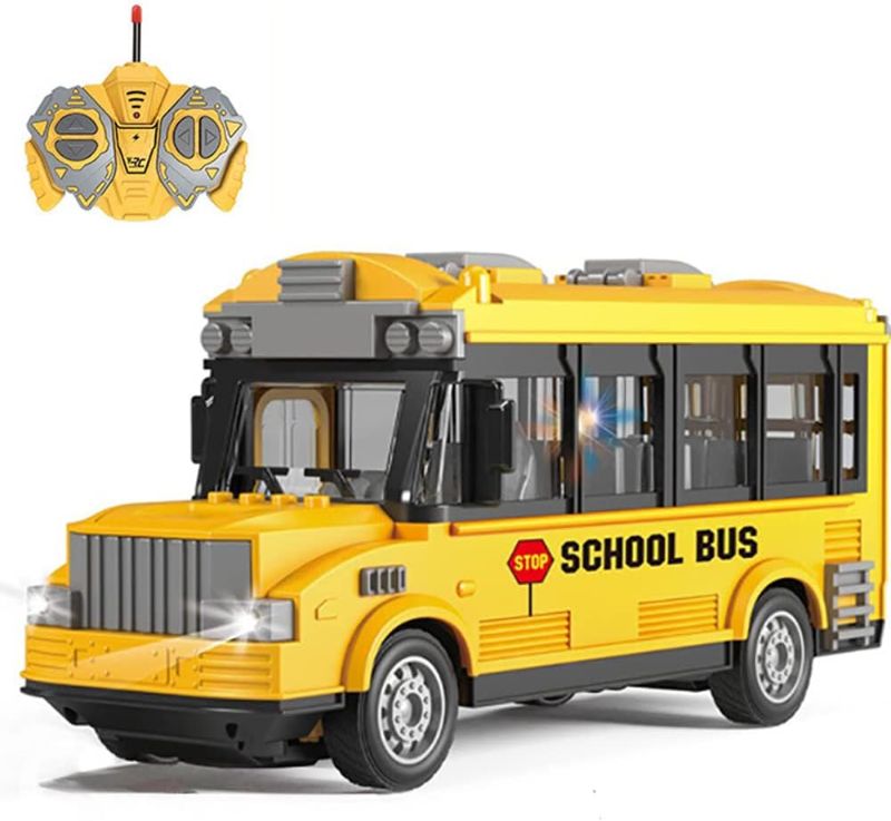 Photo 1 of ***IMAGE FOR REFERENCE***
RC School Bus - Remote Control Car Vehicles, 2.4G Opening Doors City Bus Toy Classic Baby Bus, Remote Control Car with LED Lights School Bus Toy, Gift for Children Kids Boys Girls Age 3-6