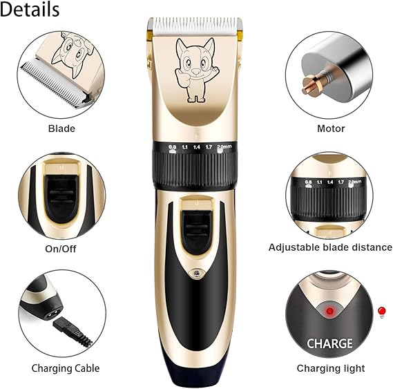 Photo 1 of ***IAMGE FOR REFERENCE***
Dog Grooming Kit Clippers, Low Noise, Electric Quiet, Rechargeable, Cordless, Pet Hair Thick Coats Clippers Trimmers Set, Suitable for Dogs, Cats, and Other Pet