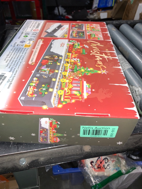 Photo 2 of ***NON REFUNDABLE, PARTS ONLY***Advent Calendar 2024 Christmas Train Building Blocks Set, 24 Boxes-1529 Pieces Christmas Train with Lights Display Building Kits for Adults and Kids Countdown to Christmas Thanksgiving Gifts