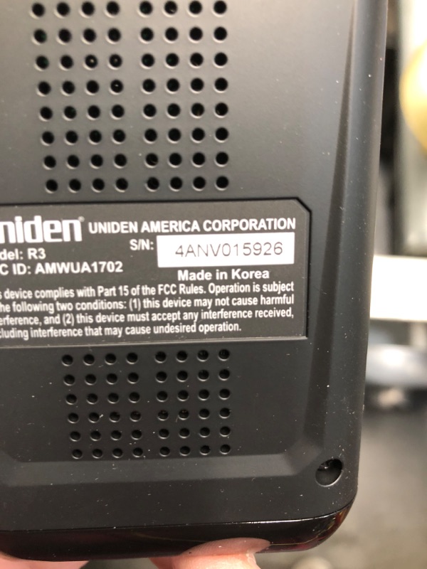 Photo 3 of ***UNABLE TO TEST BECAUSE OF CORD***
Uniden R3 EXTREME LONG RANGE Laser/Radar Detector