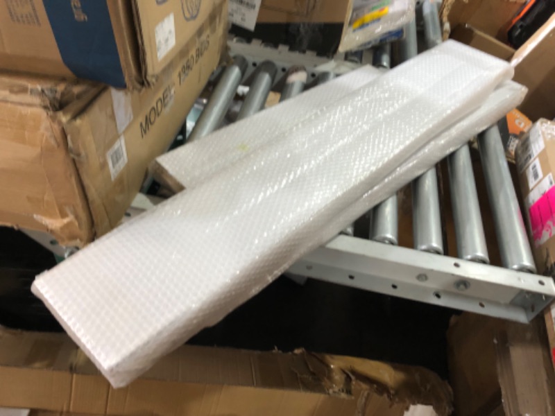 Photo 1 of ***USED - INCOMPLETE - PREVIOUSLY OPENED - SEE PICTURES - MISSING NUMEROUS PARTS***
COSHOMER 30in x 96in Sliding Barn Door with 5ft Barn Door Hardware Kit & Handle, Pre-Drilled Holes Easy Assembly -Solid Barn Door Slab Covered with Water-Proof PVC Surface