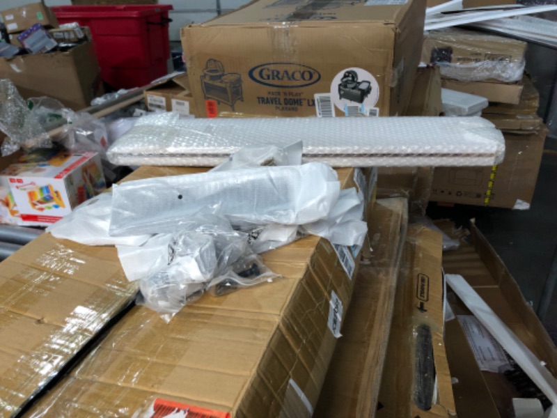 Photo 1 of ***USED - INCOMPLETE - PREVIOUSLY OPENED - SEE PICTURES - MISSING NUMEROUS PARTS***
COSHOMER 30in x 96in Sliding Barn Door with 5ft Barn Door Hardware Kit & Handle, Pre-Drilled Holes Easy Assembly -Solid Barn Door Slab Covered with Water-Proof PVC Surface