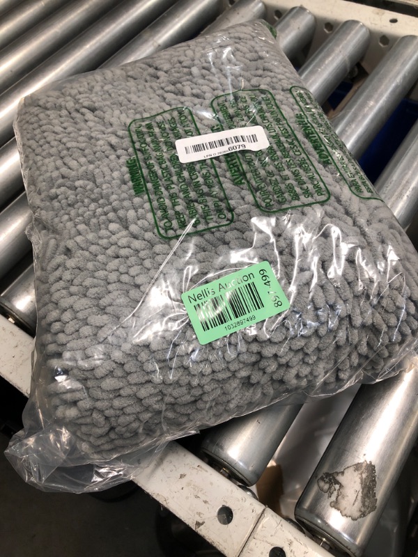 Photo 1 of OLANLY Bathroom Rugs 36x24, Extra Soft Absorbent Chenille Bath Rugs, Rubber Backing Quick Dry, Machine Washable Bath Mats for Bathroom Floor, Tub and Shower, Home Decor Accessories, Grey