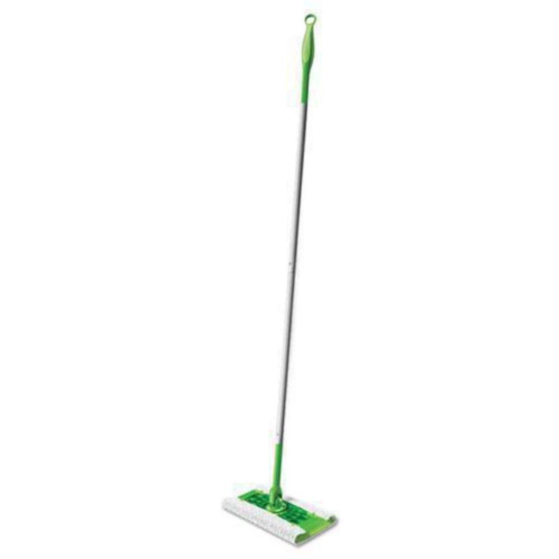 Photo 1 of ***IMAGE FOR REFERENCE*** ***JUST POLE - NO MOP HEADS***
Swiffer Sweeper Mop, 10 X 4.8 White Cloth Head, 46" Aluminum/Plastic Handle