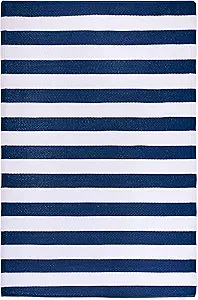 Photo 1 of ***IMAGE FOR REFERENCE***
blue white navy plastic woven rug