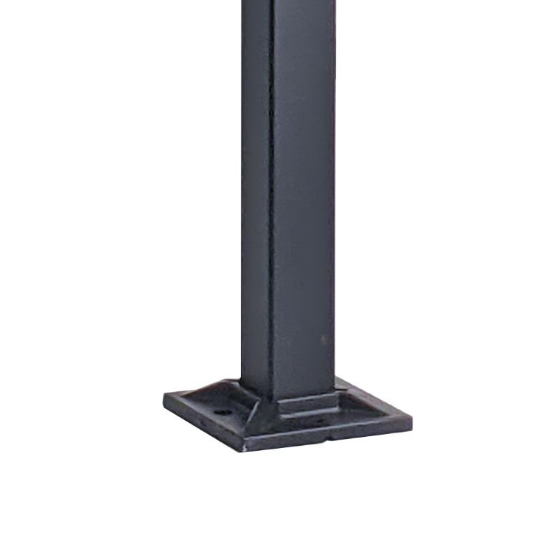 Photo 1 of ****IMAGE FOR REFERENCE***
 Black – Floor Mounted Square Post – 40 x 40 x 2 mm
 