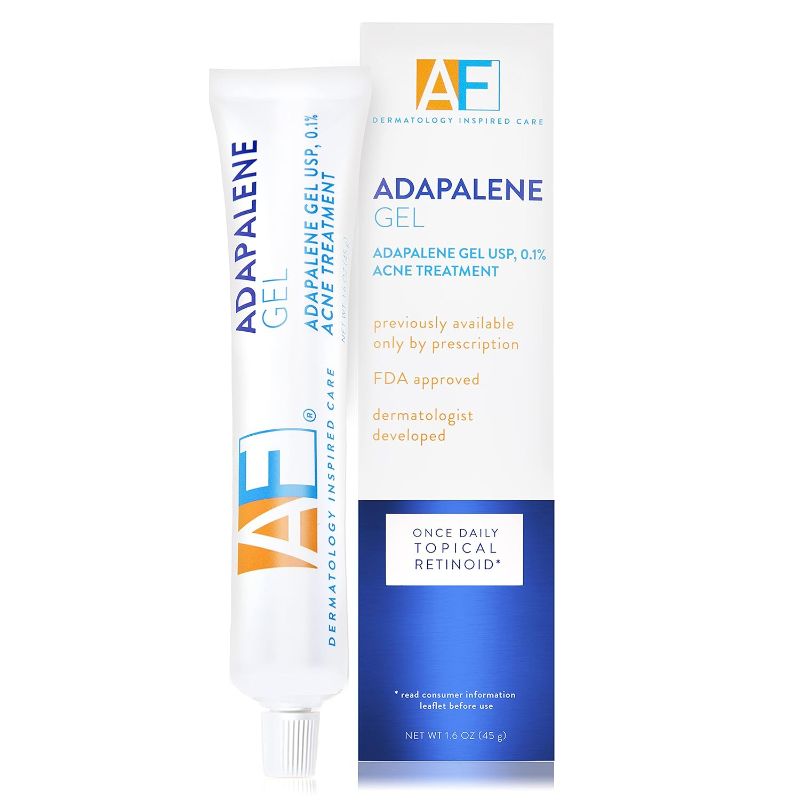 Photo 1 of ***NON-REFUNDABLE***
Acne Free Adapalene Gel 0.1%, Once-Daily Topical Retinoid Acne Treatment, 1.6 Ounce