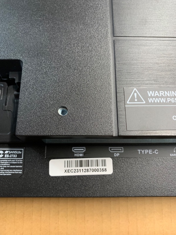 Photo 1 of SANSUI 24 Inch Gaming Monitor 180Hz 1Ms FreeSync HDR 110% sRGB FHD 1080P Computer Monitor HDMI DP Ports Eye Care Frameless VESA Mount Cable Management(ES-G24F4L DP Cable Included)