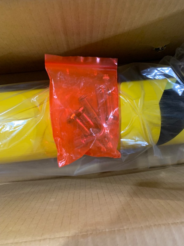 Photo 6 of ***FACTORY SEALED - OPENED TO INSPECT***
VEVOR Safety Bollard Post 48 in. H x 4.5 in. D Safety Bollard Yellow Powder Coat Pipe Steel Barrier Safety Post (1-Piece)