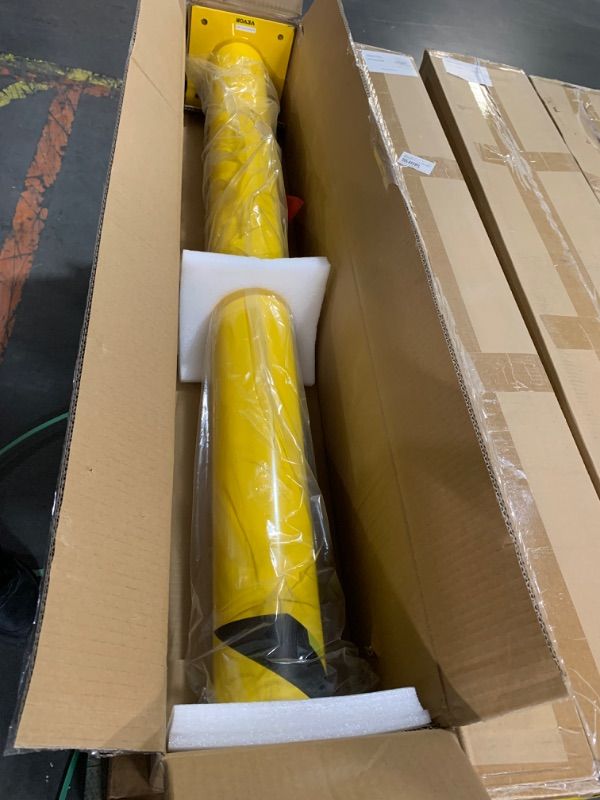 Photo 5 of ***FACTORY SEALED - OPENED TO INSPECT***
VEVOR Safety Bollard Post 48 in. H x 4.5 in. D Safety Bollard Yellow Powder Coat Pipe Steel Barrier Safety Post (1-Piece)