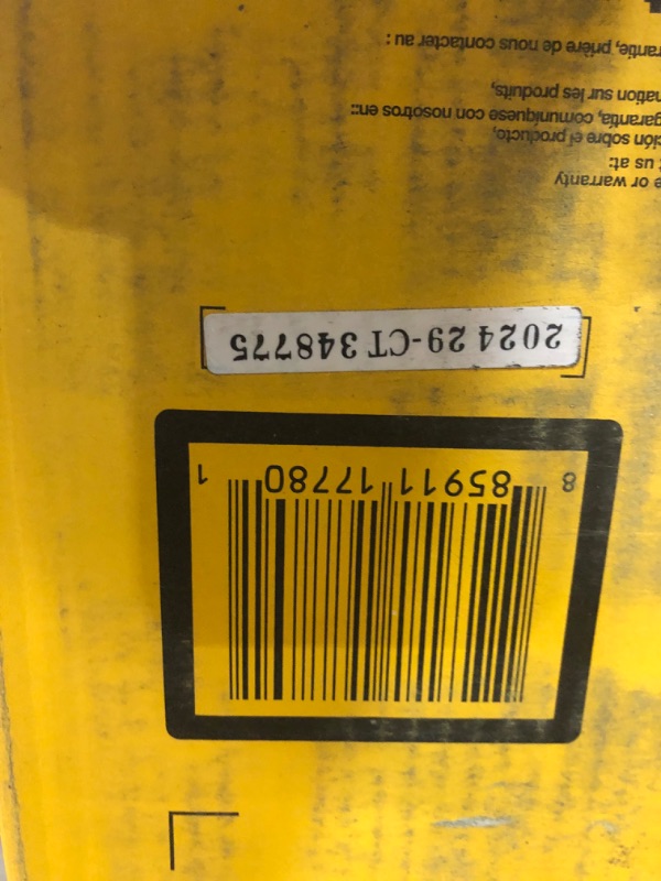 Photo 3 of ***HEAVILY USED - LIKELY MISSING PARTS - UNABLE TO TEST - SEE PICTURES***
DEWALT Planer, Thickness Planer, 13-Inch, 3 Knife for Larger Cuts, Two Speed 20,000 RPM Motor, Corded (DW735)