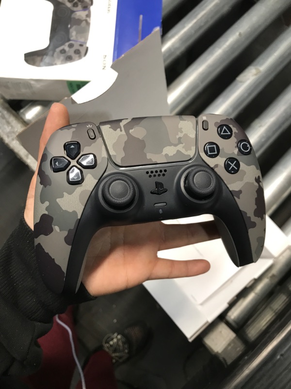 Photo 3 of **NO CORD** PlayStation DualSense® Wireless Controller - Gray Camouflage