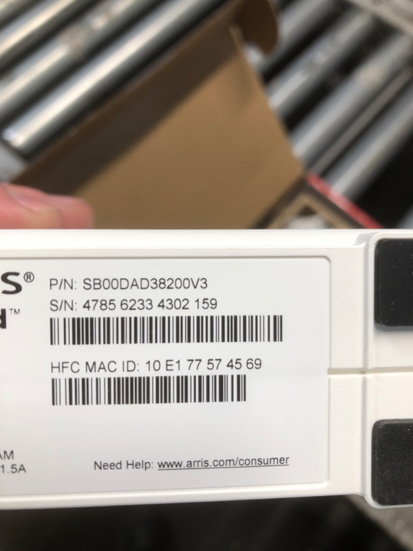 Photo 1 of ARRIS SB8200 SURFboard DOCSIS 3.1 Cable Modem