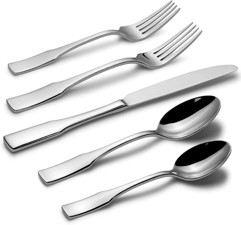 Photo 1 of 
LOOSING PART INSIDE AND MIGHT HAVE SOME MISSING PART***Alata Kate 40-Piece Silverware Set,Service for 8,Stainless Steel Flatware Set,Mirror Polished Cutlery Set,Dishwasher Safe