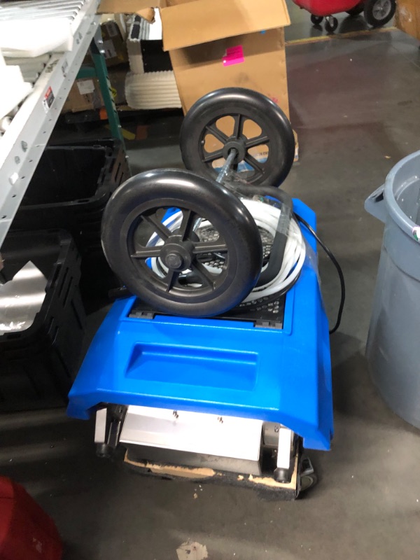 Photo 2 of ***USED - MAJOR DAMAGE - SEE COMMENTS***
MOUNTO 180Pints Commercial Dehumidifier with Pump and Drain Hose, LGR Portable Dehumidifier with wheels for Home, Basements, Garages, and Job Sites.