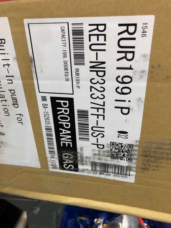 Photo 5 of *** FACTORY SEAL***NEW Rinnai CX199iN High Efficiency Plus Natural Gas Interior Tankless Water Heater, Up to 11.1 GPM