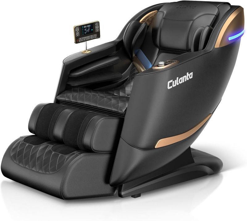 Photo 1 of *** TRUCK OR TRAILER PICK UP ONLY*** Massage Chair Full Body, Zero Gravity SL-Track Shiatsu Massage Recliner Chair with Body Scan, Airbags, Foot Rollers, Deep Yoga Stretch, Heating (U1-Black)