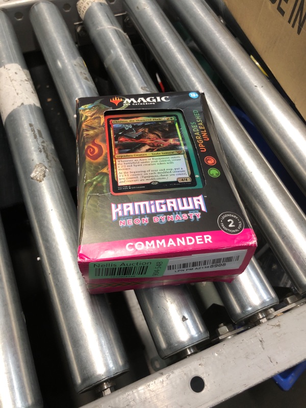 Photo 2 of *** FACTORY SEAL***NONREFUNABLE***Magic: The Gathering Kamigawa: Neon Dynasty Commander Deck – Upgrades Unleashed (Red-Green)