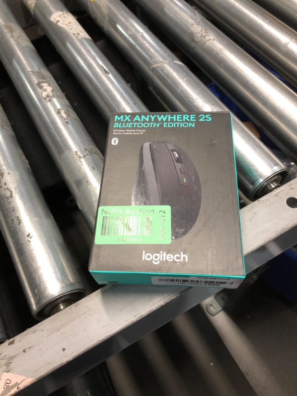 Photo 1 of Logitech MX Anywhere 2S Bluetooth Edition Wireless Mouse - Use On Any Surface, Hyper-Fast Scrolling, Rechargeable, Control Up to 3 Apple Mac and Windows Computers and Laptops