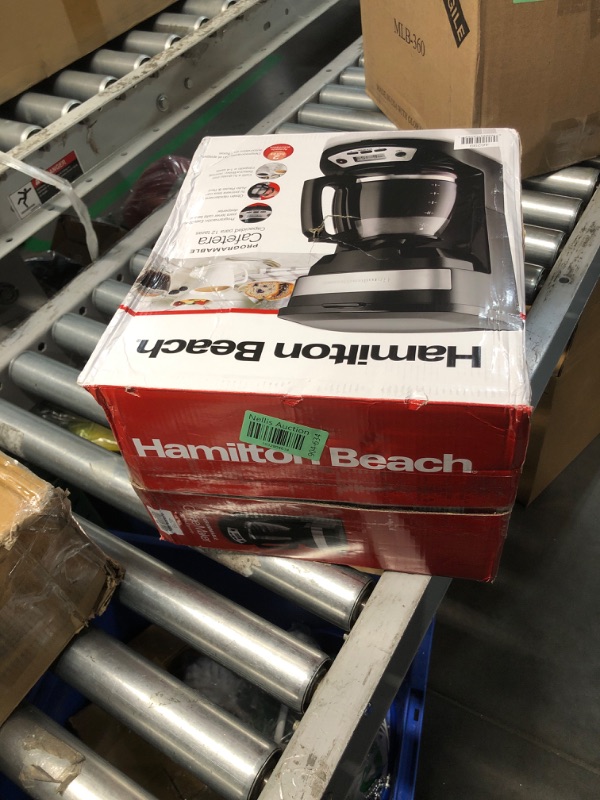 Photo 2 of *** FACTORY SEAL***Hamilton Beach Black Programmable Coffee Maker, Black