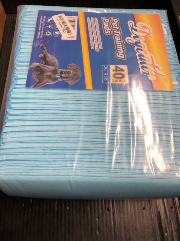 Photo 2 of *** FACTORY SEALED ***  Dogcator Dog Pee Pads Extra Large 30"x36", 40 Count Thicken XLarge Pee Pads for Dogs Super Absorbent, Leak-Proof Disposable Dog Training Pads, Potty Pads for Puppies, Cats, Doggies