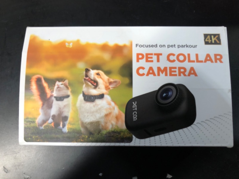 Photo 3 of (READ FULL POST) Yolansin 4K Cat Collar Camera, HD WiFi Pet Camera with 64GB SD Card, Mini Action Camera for Video Records Dog Collar Camera for Pet Supplies Camera for Cats Dogs Outdoor/Inoor Puppy Supplies Birthday