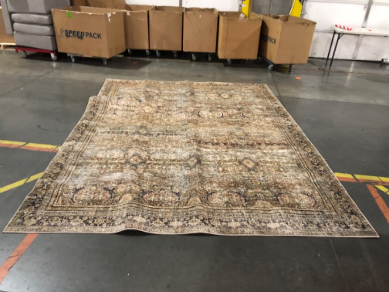 Photo 3 of ***USED - STAINED - FRAYED - NO PACKAGING - SEE PICTURES***
Loloi Layla 9'-0" x 12'-0" Area Rug in Taupe/Stone - Thick Area Rug, Soft Area Rug with, Vintage Inspired Distressed Design, Low Pile, Non-Shedding, Easy Clean, Durable Living Room Rug