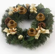 Photo 1 of *****STOCK IMAGE FOR SAMPLE*****
Candle Wreath