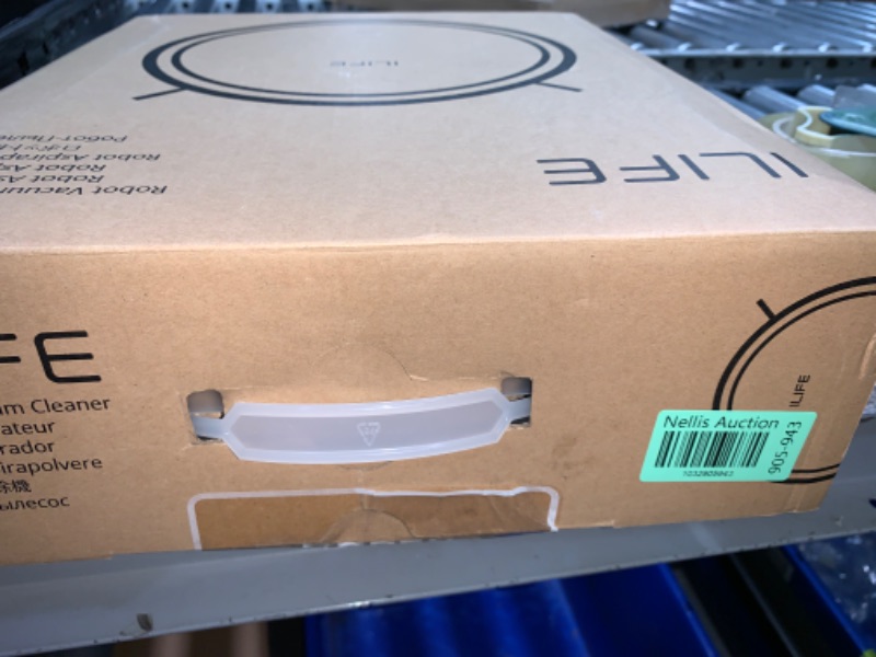 Photo 4 of ***FACTORY SEALED - OPENED TO INSPECT**
ILIFE V3s Pro Robot Vacuum Cleaner, Tangle-free Suction , Slim, Automatic Self-Charging Robotic Vacuum Cleaner, Daily Schedule Cleaning, Ideal For Pet Hair?Hard Floor and Low Pile Carpet,Pearl White