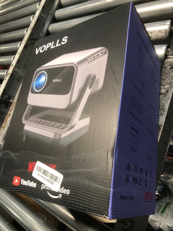 Photo 2 of [Netflix Officially and AI Auto Focus] VOPLLS 4K Projector with WiFi and Bluetooth