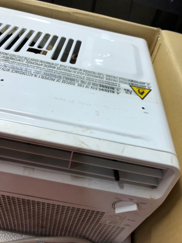 Photo 5 of ***HEAVILY USED AND DIRTY - MISSING ACCESSORIES - UNABLE TO TEST - SEE PICTURES***
VISSANI 5,000 BTU 115-Volt Window Air Conditioner for 150 Sq. Ft Rooms with Dehumidifier in White