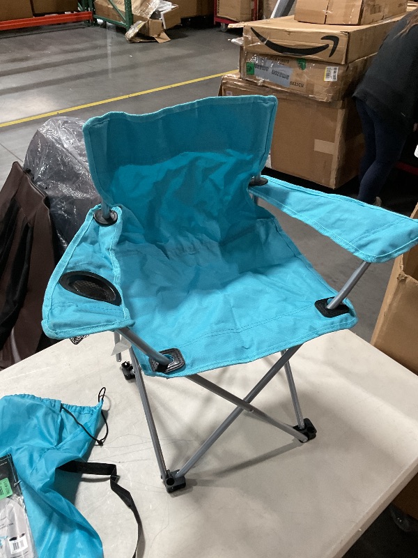 Photo 1 of ***MINOR DAMAGE ON LEG***
Toddlers  Folding Chair (Blue)