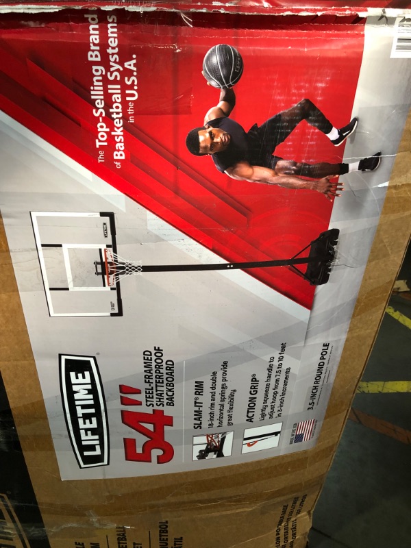 Photo 2 of ***INCOMPLETE - MISSING NUMEROUS PARTS - SEE PICTURES***
Pro Court Height Adjustable Portable Basketball System