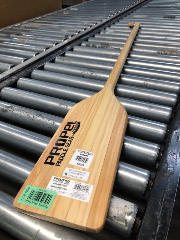 Photo 2 of ***DAMAGED ITEM***Propel Paddle Gear 48” Wood Canoe Paddle | Lightweight with Great Balance | Canoe Boating Accessory