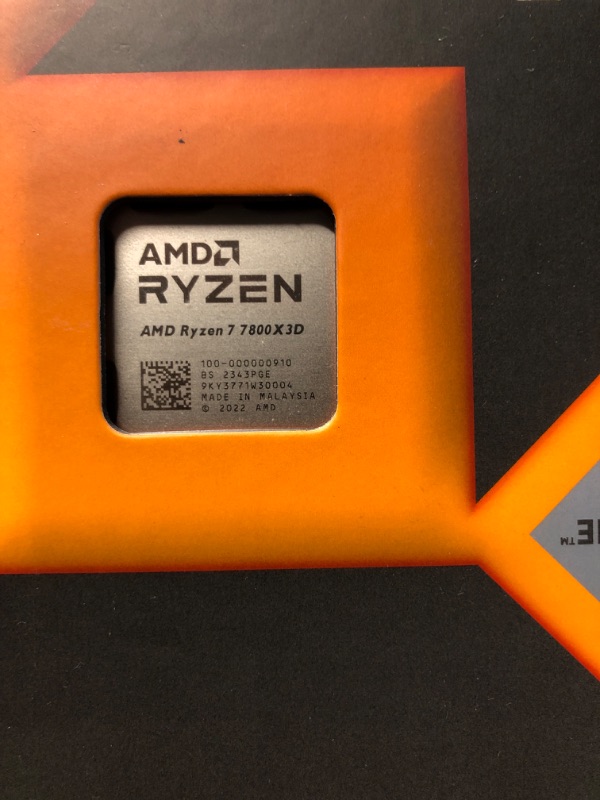 Photo 2 of *** FACTORY SEAL***AMD Ryzen 7 7800X3D 8-Core, 16-Thread Desktop Processor 