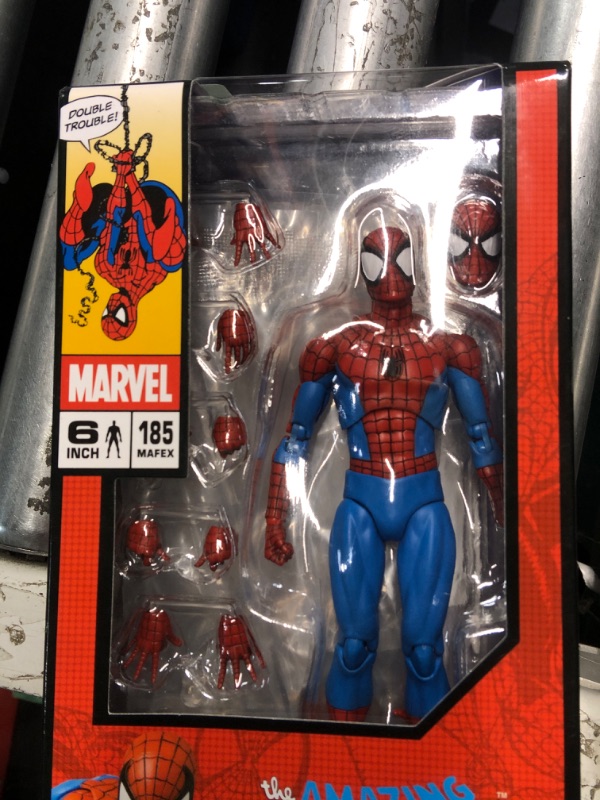 Photo 1 of ????????(MEDICOM TOY) MAFEX No.185 Spider-Man Spider-Man (Classic Costume Ver.) Total Height Approx. 6.1 inches (155 mm), Non-Scale, Pre-Painted Action Figure