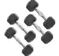 Photo 1 of ***FACTORY SEALED***CAP 50 lbs Coated Dumbbell Set WITH 2 SET OF 4.5 KG AND 2 SET OF 6.8 KG