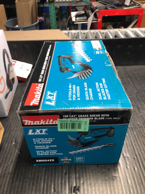 Photo 2 of ***FACTORY SEALED***Makita XMU04ZX 18V LXT® Lithium-Ion Cordless Grass Shear with Hedge Trimmer Blade, Tool Only