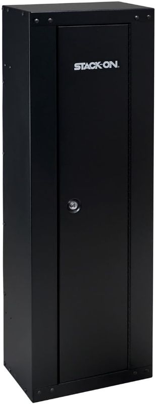 Photo 1 of ***LOCKED/NO KEY***NON-FUNCTIONAL/PARTS ONLY***
Stack-On GCB-8RTA Steel 8-Gun Ready to Assemble Security Cabinet, Black
