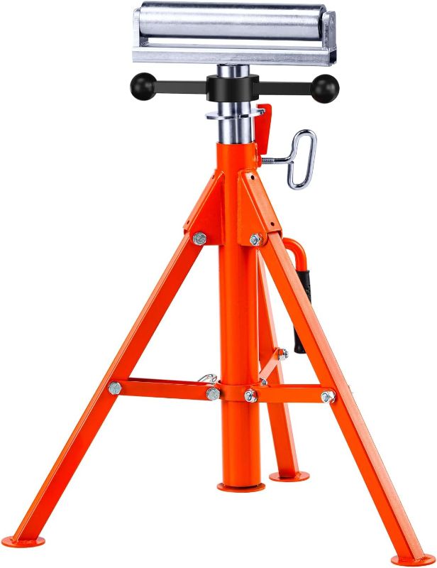 Photo 1 of ***FACTORY SEALED***
VEVOR Roller Stand, Heavy Duty 2500 LBS Load Capacity Tool Stand - 28"-52" Height Adjustable - Foldable Space-Saving Design - for Woodworking and Metalworking Long Boards, Metal Pipes or Bars
