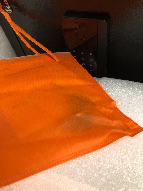 Photo 1 of Kavey 2.0 Cub Safe Box, Home Safe with Backlit Touch Screen Keypad and Dual Alarm System, Money Safe With Mute Function and LED Light, Safe for Home Hotel Office