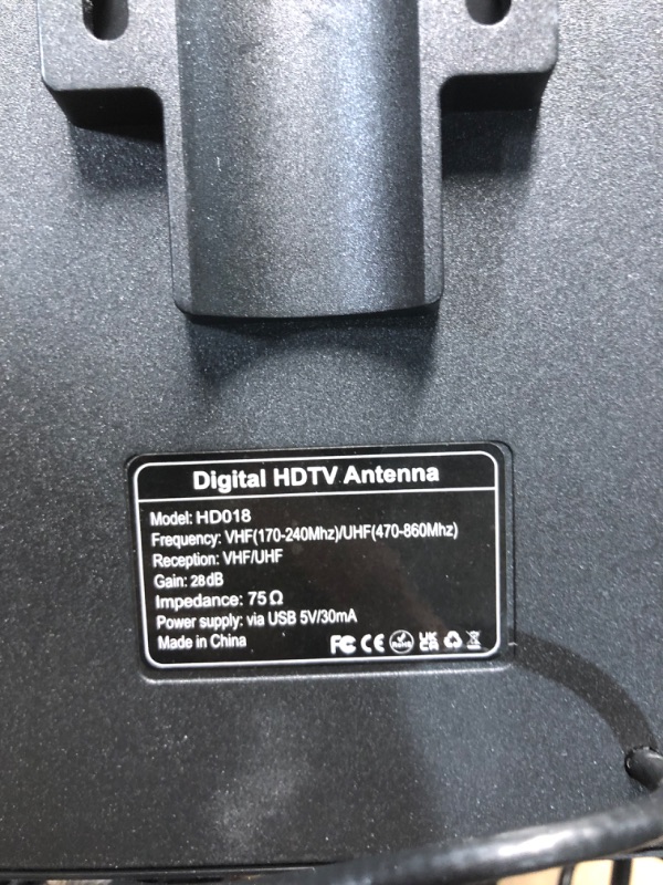 Photo 3 of ***(PARTS ONLY/ NO RETURNS OR REFUNDS) ***
2024 Upgraded TV Antenna Indoor, 1200+ Miles Range Digital TV Antenna for Smart TV - Outdoor Indoor Signal Amplifier for Local Channels Support 8K 4K HDTV 1080p Fire Stick All TVs -38FT Coax Cable