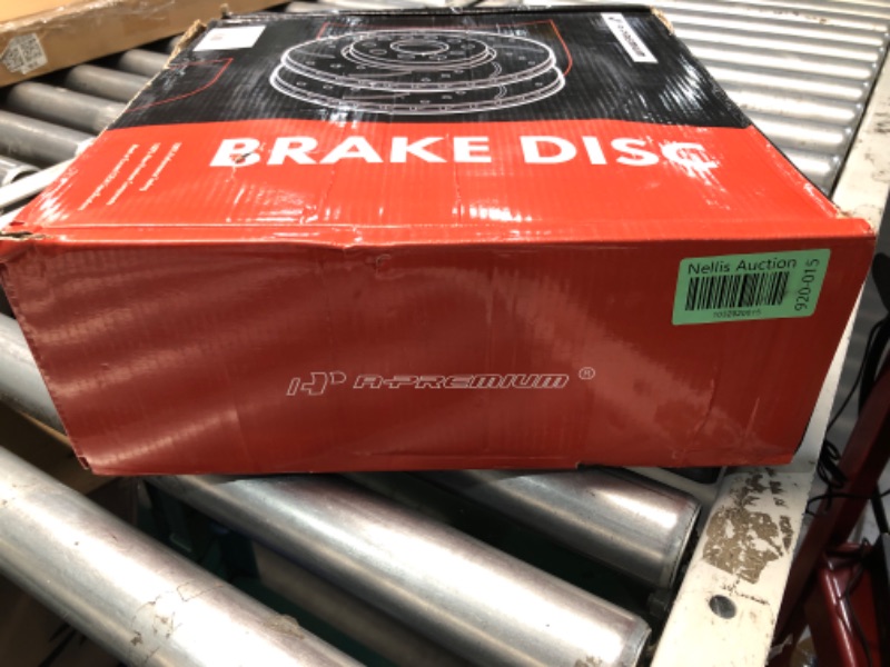 Photo 2 of ***ROTORS ONLY*** A-Premium 12.56 inch(319 mm) Front Drilled and Slotted Disc Brake Rotors + Ceramic Pads Kit Compatible with Select Toyota Models - 4Runner 2003-2009, FJ Cruiser 2007-2014, Tacoma 2005-2021, 6-PC Set