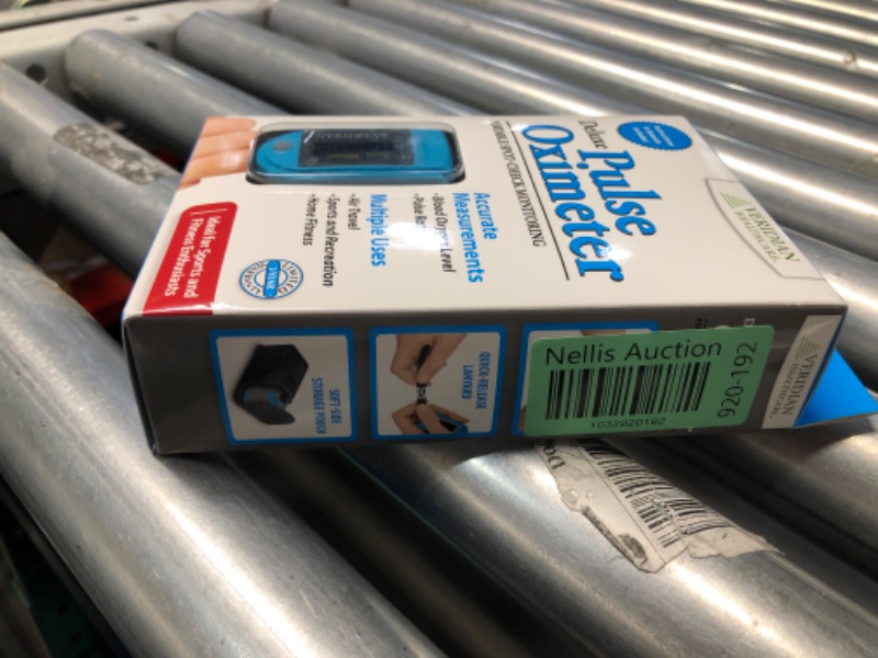 Photo 2 of (READ FULL POST) Veridian Healthcare Deluxe Pulse Oximeter Blood Oxygen Saturation | Complete System Monitor Lanyard and Batteries | Portable Spot-Check Monitoring