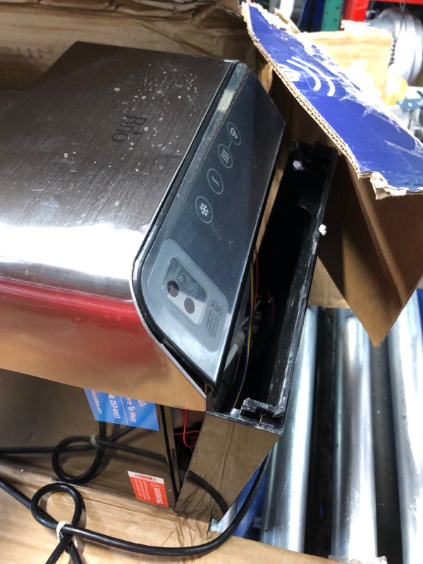 Photo 1 of ***NONREFUNDABLE - MAJOR DAMAGE - SEE COMMENTS***
Brio CLBL720SCBLK Moderna Self Cleaning Bottom Load Hot, Cold & Room Water Cooler - New Black Stainless Steel - Tri Temp W/Touch Dispenser Feature
