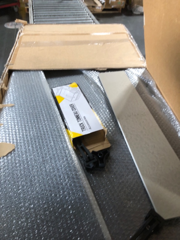 Photo 2 of ***USED - LIKELY MISSING PARTS - UNABLE TO VERIFY FUNCTIONALITY***
Hard Tri-Fold Truck Bed Cover Compatible with 2015-2024 Ford F150 F150 Lightning 5'5"Bed (66")