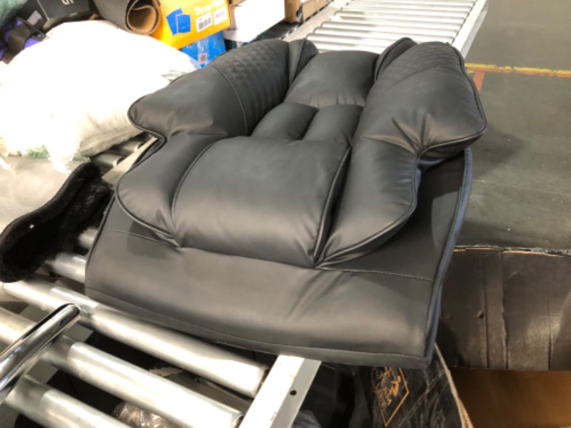 Photo 7 of ***USED - INCOMPLETE - MISSING HARDWARE - SEE PICTURES***
EXCEBET Big and Tall Office Chair 400lbs Wide Seat, Leather High Back Executive Office Chair with Foot Rest, Ergonomic Office Chair Lumbar Support for Lower Back Pain Relief (Black)