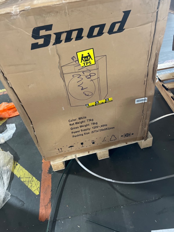 Photo 1 of Ventless Washer and Dryer Combo 2.7 cu.ft, 24 inch All-In-One Washing Machine And Dryer 2-In-1 120V Compact For Apartment Home Dorm RV, 26.7 LBS Load Small Clothes Washer With 16 Laundry Program